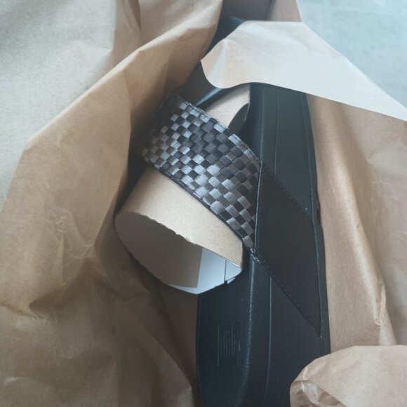 Fitflop Lulu Silky Weave Black size 10 - Picture 3 of 3